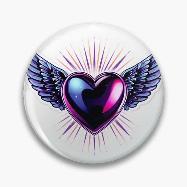 Item preview, Y2K Aesthetic Chrome Heart Sticker Cyberpunk 2000s designed and sold by Gulele7.