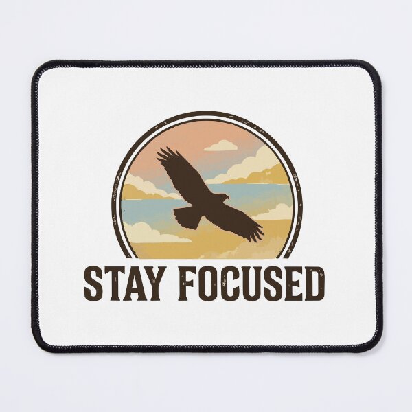 Item preview, Stay Focused - Hawk Silhouette Vintage Birdwatching Circle designed and sold by ArcApparel2020.
