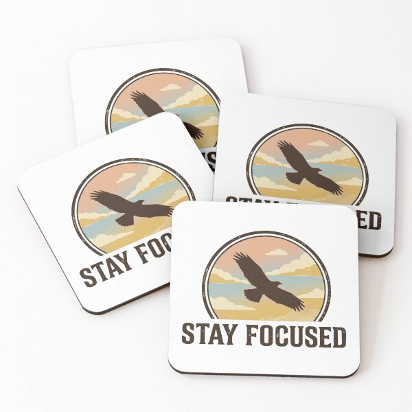Item preview, Stay Focused - Hawk Silhouette Vintage Birdwatching Circle designed and sold by Arc2020.