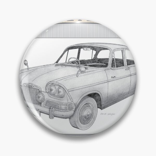 Item preview, Humber Sceptre Mk1 Saloon Hand-drawn designed and sold by Classic Car Art Drawings.
