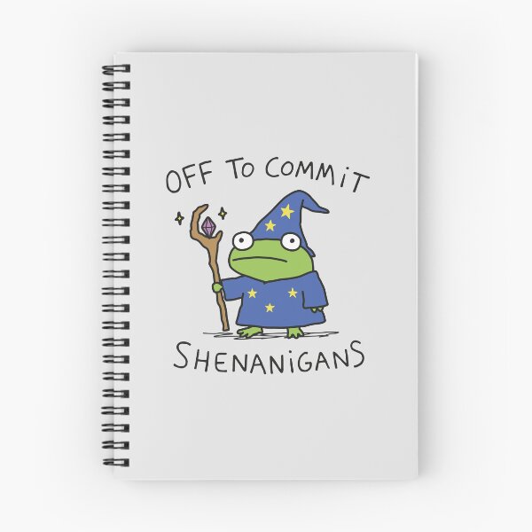 Item preview, Off to Commit Shenanigans Frog designed and sold by NQArtist.