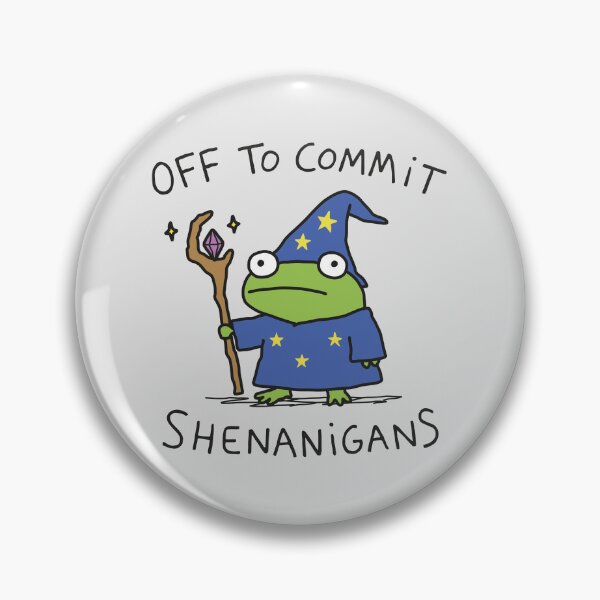 Item preview, Off to Commit Shenanigans Frog designed and sold by NQArtist.