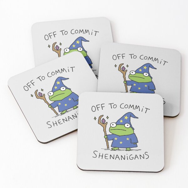 Item preview, Off to Commit Shenanigans Frog designed and sold by NQArtist.