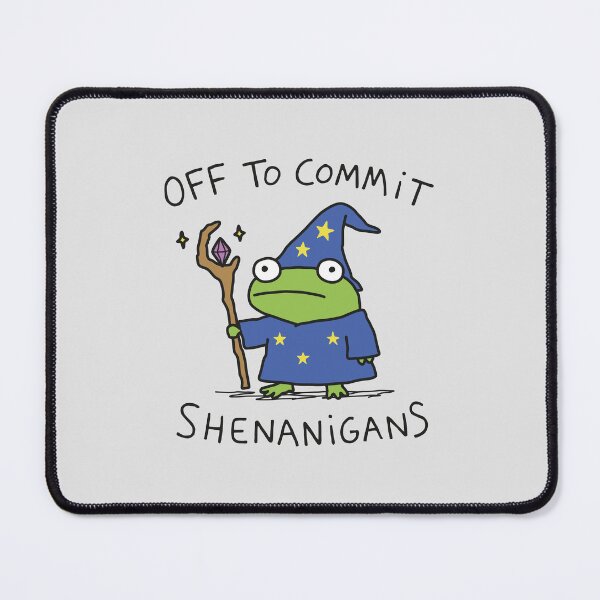 Item preview, Off to Commit Shenanigans Frog designed and sold by NQArtist.