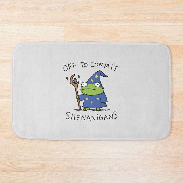 Item preview, Off to Commit Shenanigans Frog designed and sold by NQArtist.