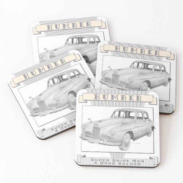 Item preview, Humber Super Snipe Mk4 Saloon Hand-drawn designed and sold by Classic Car Art Drawings.