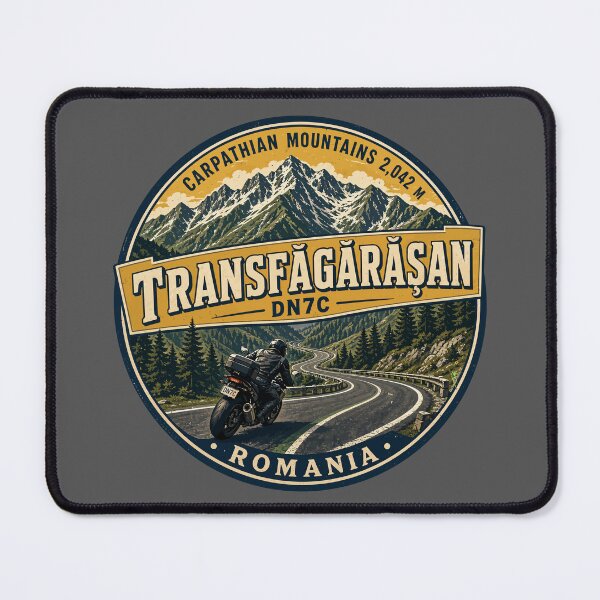 Item preview, Transfagarasan Highway, Romania Motorcycle Sticker TShirt 06 designed and sold by OuterShellUK.