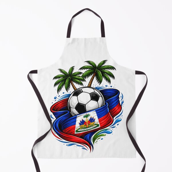 Item preview, haitian flag soccer Palm tree designed and sold by gigipl7.