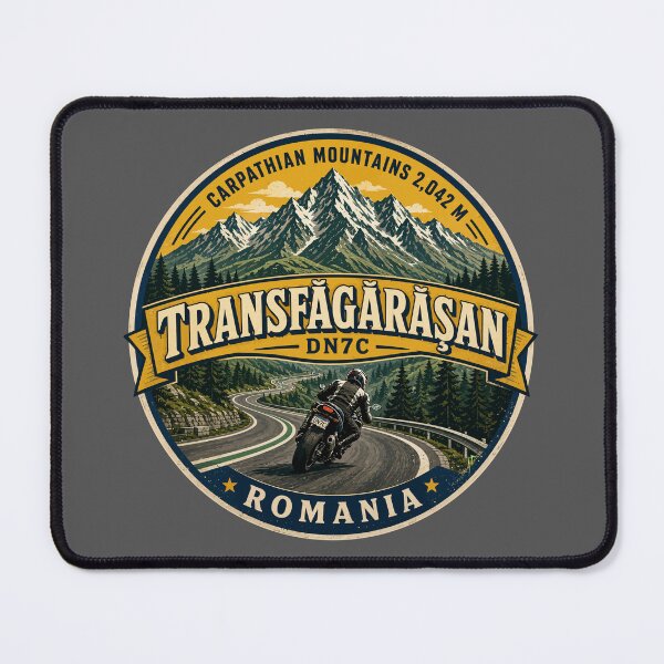 Item preview, Transfagarasan Highway, Romania Motorcycle Sticker TShirt 07 designed and sold by OuterShellUK.