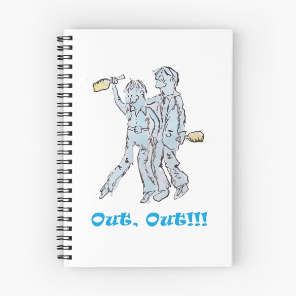Item preview, two men waliking and drinking whiskey designed and sold by Inky Fingers Illustrations.