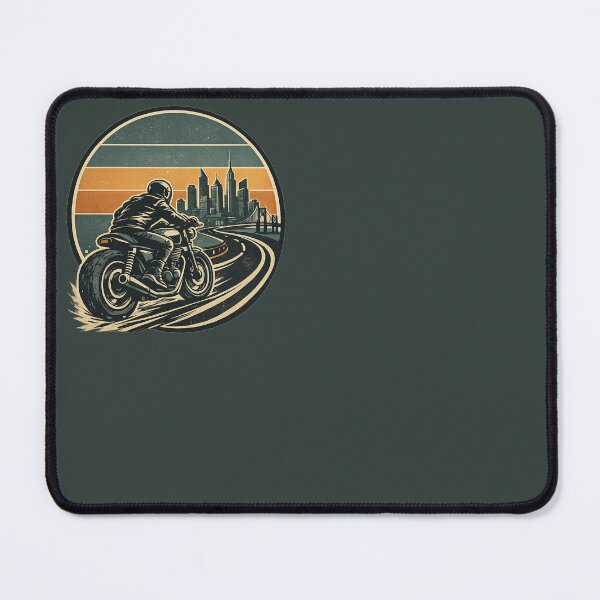 Item preview, Retro Speed Rider – Vintage Bridge Emblem designed and sold by SilentPowerArt.