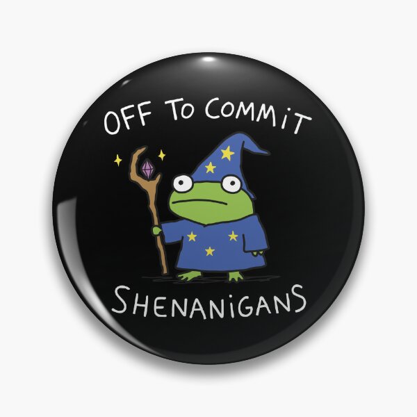 Item preview, Off to Commit Shenanigans Frog designed and sold by NQArtist.
