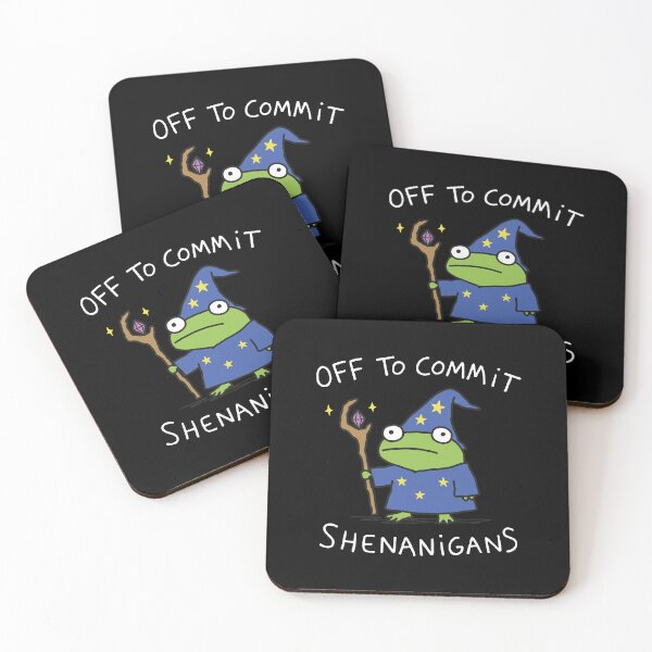 Item preview, Off to Commit Shenanigans Frog designed and sold by NQArtist.