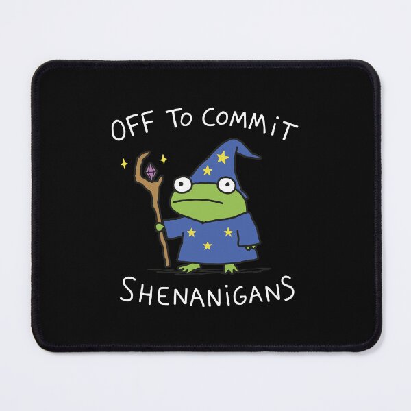 Item preview, Off to Commit Shenanigans Frog designed and sold by NQArtist.