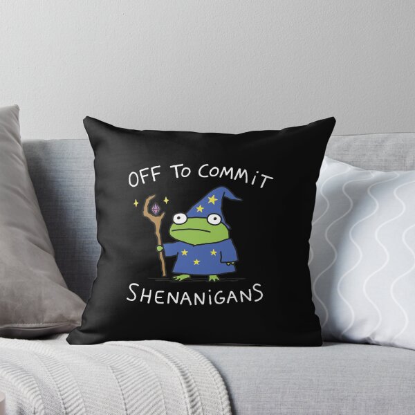 Item preview, Off to Commit Shenanigans Frog designed and sold by NQArtist.