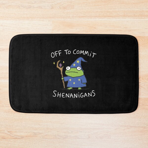 Item preview, Off to Commit Shenanigans Frog designed and sold by NQArtist.