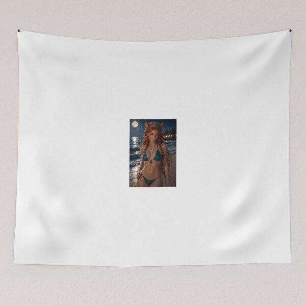 Item preview, Redhaired Kitsune in Tiara at Moonlight Beach designed and sold by CathryneDelamort.