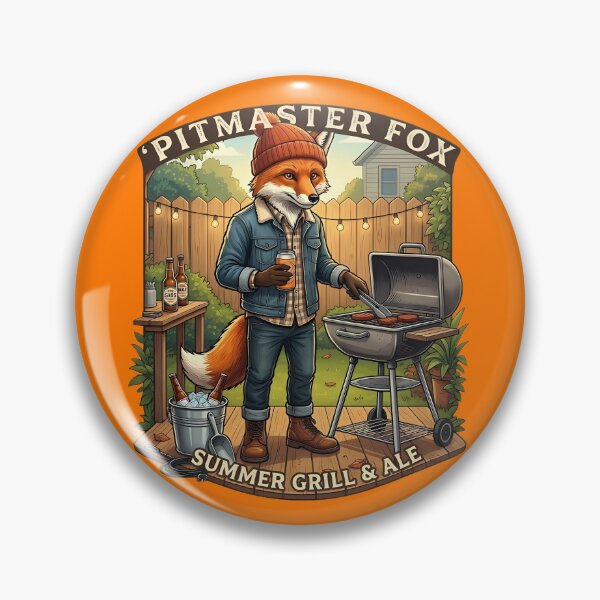 Item preview, Hipster Fox BBQ Master designed and sold by Furflix.