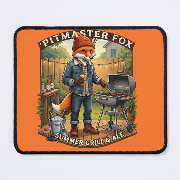Item preview, Hipster Fox BBQ Master designed and sold by Furflix.
