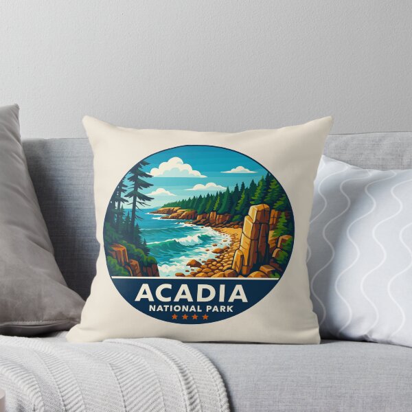 Item preview, Acadia National Park Maine US Retro Design designed and sold by Gideon Emmerich.