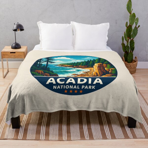 Item preview, Acadia National Park Maine US Retro Design designed and sold by Gideon Emmerich.