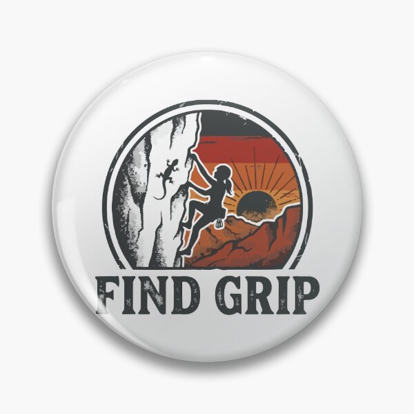 Item preview, Find Grip - Vintage Climber And Lizard Desert Rock Art designed and sold by ArcApparel2020.