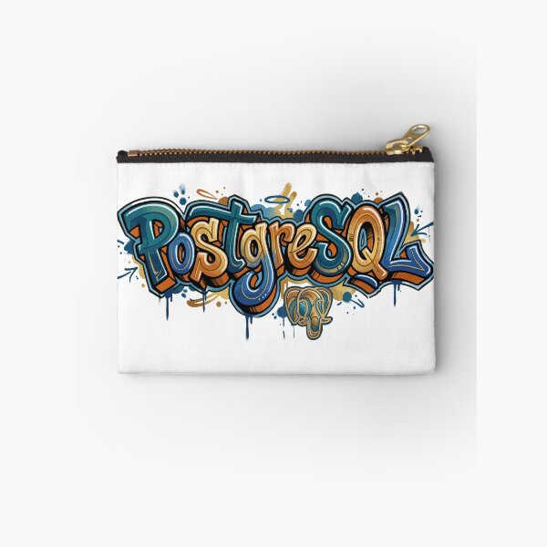 Item preview, PostgreSQL Tech Graffiti / Graffiti Developer Art designed and sold by ValentynaTyshenkoArt.