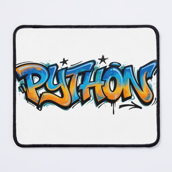 Item preview, Python Digital Graffiti / Graffiti Developer Art designed and sold by ValentynaTyshenkoArt.