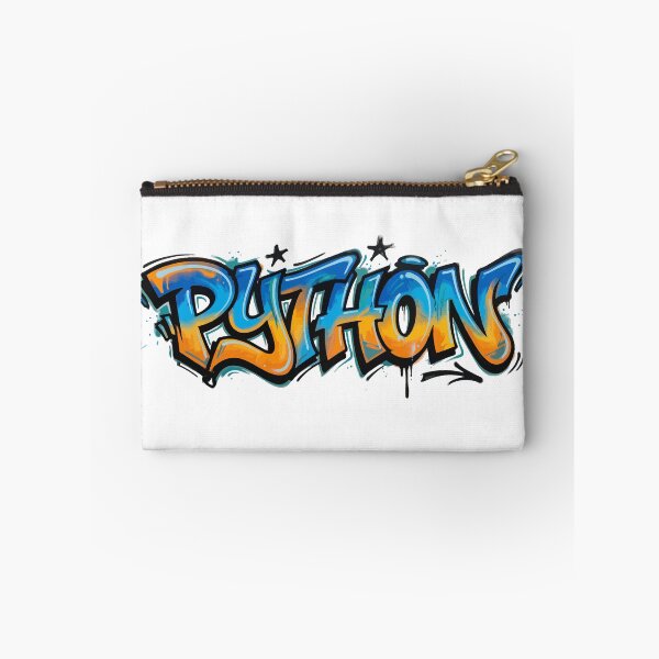 Item preview, Python Digital Graffiti / Graffiti Developer Art designed and sold by ValentynaTyshenkoArt.