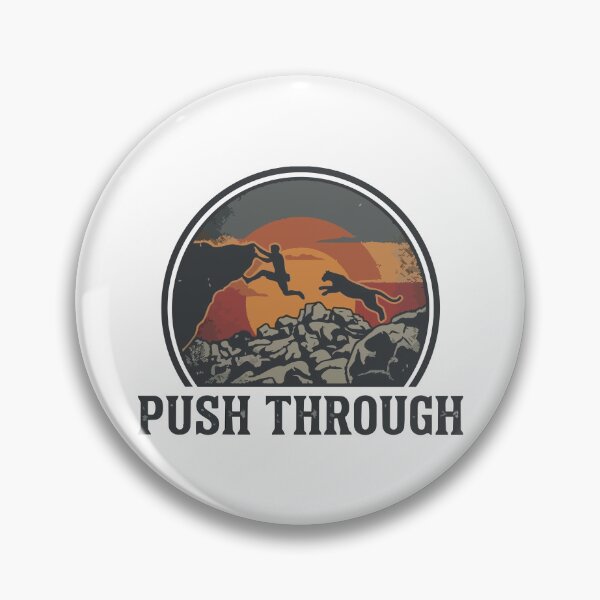 Item preview, Push Through - Dynamic Boulder Move Puma Graphic designed and sold by Arc2020.