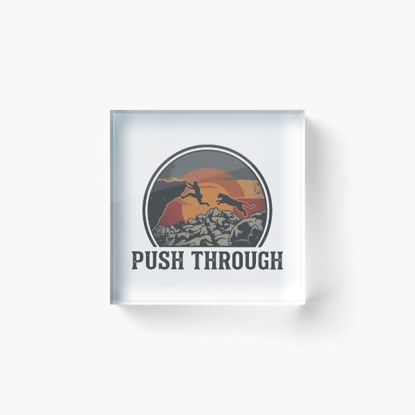Item preview, Push Through - Dynamic Boulder Move Puma Graphic designed and sold by ArcApparel2020.