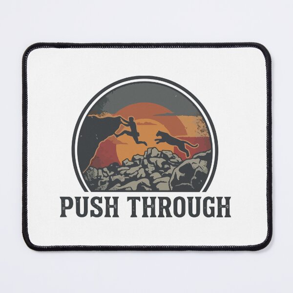 Item preview, Push Through - Dynamic Boulder Move Puma Graphic designed and sold by ArcApparel2020.