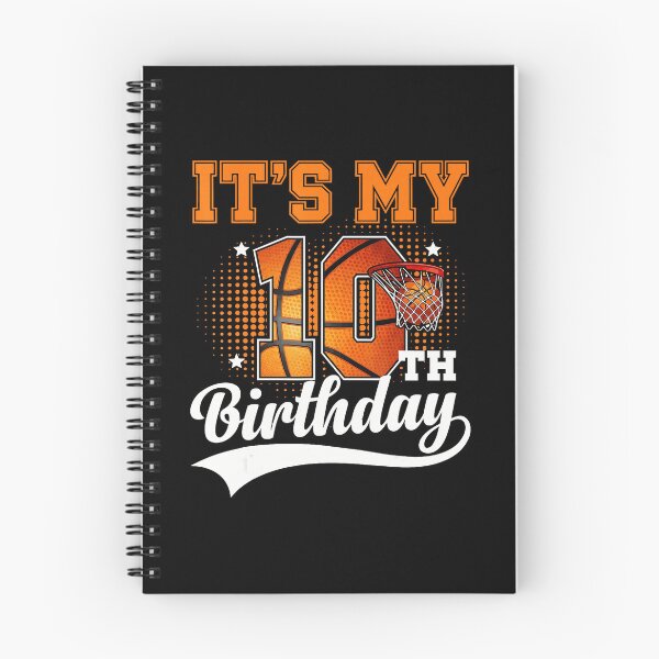 Item preview, 10th Birthday Basketball With Bold Retro Sports Lettering designed and sold by allistermariam.