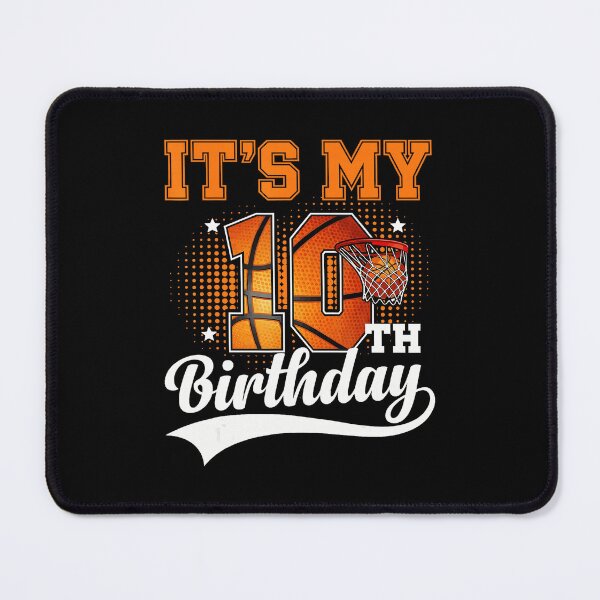 Item preview, 10th Birthday Basketball With Bold Retro Sports Lettering designed and sold by allistermariam.