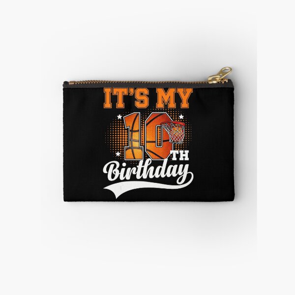Item preview, 10th Birthday Basketball With Bold Retro Sports Lettering designed and sold by allistermariam.