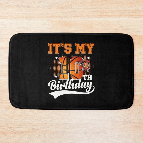 Item preview, 10th Birthday Basketball With Bold Retro Sports Lettering designed and sold by allistermariam.