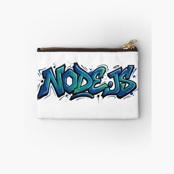 Aperçu de l'œuvre Logo graffiti Node.js / Art de développeur graffiti créée et vendue par ValentynaTyshenkoArt.