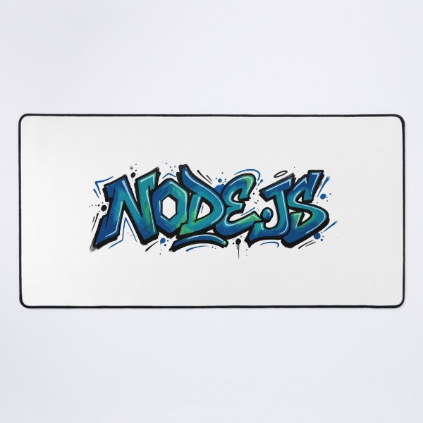 Item preview, Node.js Graffiti Logo / Graffiti Developer Art designed and sold by ValentynaTyshenkoArt.