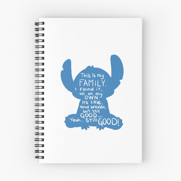 Item preview, Stitch's Family Quote Silhouette designed and sold by victoriadiez.