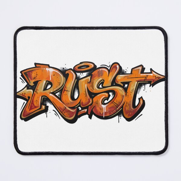 Item preview, Rust Graffiti Logo / Graffiti Developer Art designed and sold by ValentynaTyshenkoArt.