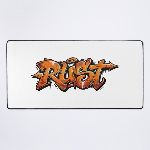 Item preview, Rust Graffiti Logo / Graffiti Developer Art designed and sold by ValentynaTyshenkoArt.