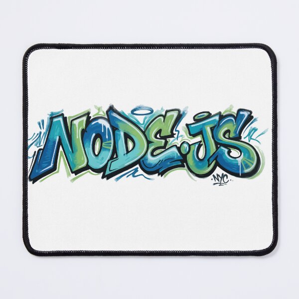 Item preview, Node.js Digital Graffiti / Graffiti Developer Art designed and sold by ValentynaTyshenkoArt.