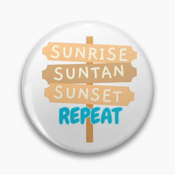 Item preview, Sunrise Suntan Sunset Repeat designed and sold by Marianna's Meraki.
