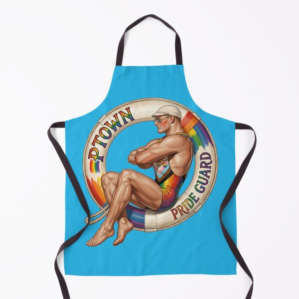 Item preview, Provincetown Pride Lifeguard  designed and sold by Wonderful world of whimsical Art of yesteryear and today .