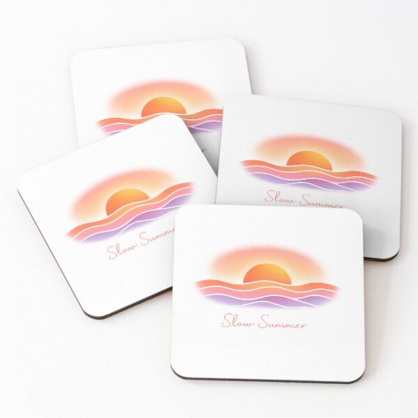 Item preview, Slow Summer — Minimalist Sunset Waves designed and sold by FeelCreations.