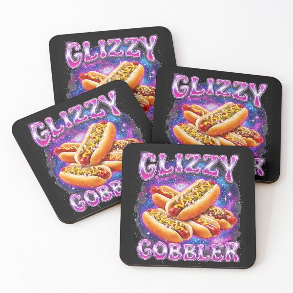 Item preview, Glizzy Gobbler Hot Dog Meme With Cosmic Snack Attack designed and sold by Masonixem.