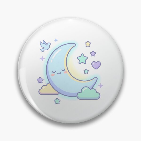 Item preview, Kawaii Smiling Moon World Music Day Melody designed and sold by AbanoubStore.