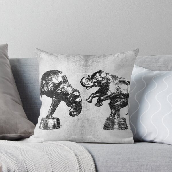 Item preview, Antique Bronze Performing Elephant Sculpture Dual View Dark designed and sold by Ghoul Enterprises.