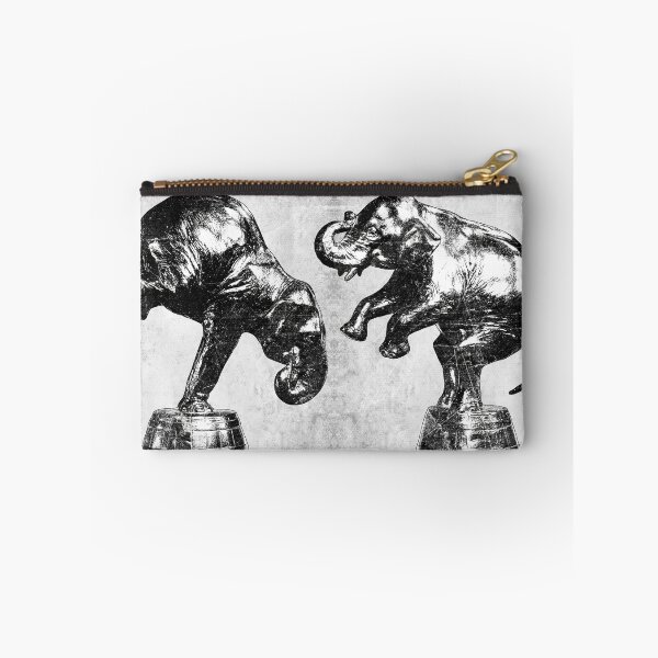 Item preview, Antique Bronze Performing Elephant Sculpture Dual View Dark designed and sold by Ghoul Enterprises.