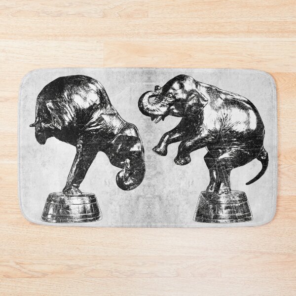 Item preview, Antique Bronze Performing Elephant Sculpture Dual View Dark designed and sold by Ghoul Enterprises.